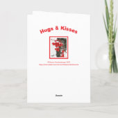 バレンタイン&キスおばあちゃんとおじいちゃんからの カード (裏面)