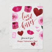 バレンタイン・キスズ・デイ・カード シーズンカード (正面/裏面)
