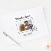 バレンタイン キャンドルラベル | スウィートキッス＆ラブバーズ スクエアシール (封筒)