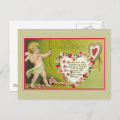 バレンタイン·キューピッド·ダーツへ シーズンポストカード (正面/裏面)