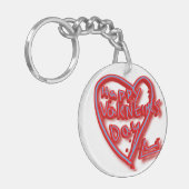 バレンタイン キーホルダー (正面左)