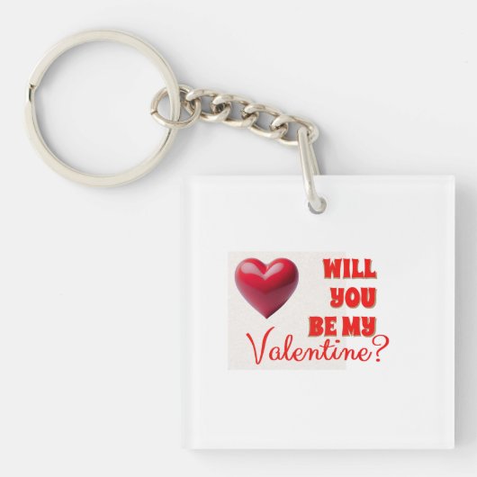 バレンタイン キーホルダー (正面)