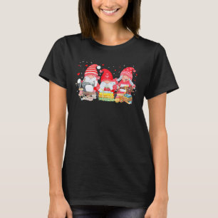 バレンタイン グノーム キルティング 縫製 縫い子 女性用 Tシャツ