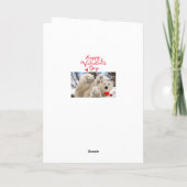 バレンタイン·グリーティング·カード·ポーラー·ベア シーズンカード (裏面)