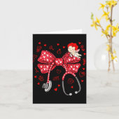 バレンタイン コケッティー ボウ ナース 聖聴器 看護婦D カード (黄色い花)