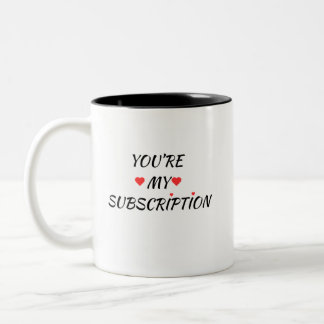 バレンタイン コーヒーマグ Funny Valentine Coffee Mug - Love Yo ツートーンマグカップ
