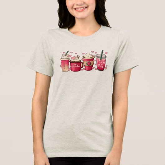 バレンタイン コーヒー バレンタインデー Tシャツ ギフト (正面)