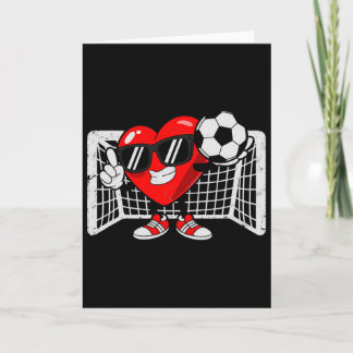 バレンタイン サッカー ハート フットボール カード