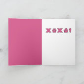 バレンタイン-サンベルナール峠のシルエット シーズンカード (内部)