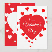 バレンタイン シーズンカード (正面/裏面)