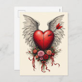 バレンタイン シーズンポストカード (正面/裏面)