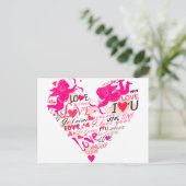 バレンタイン シーズンポストカード (スタンド正面)