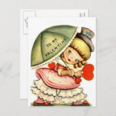 バレンタイン シーズンポストカード (正面/裏面)