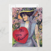 バレンタイン シーズンポストカード (正面/裏面)