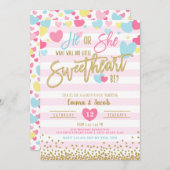 バレンタイン・ジェンダーが恋人を暴く 招待状 (正面/裏面)