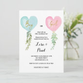 バレンタイン·ジェンダー·リビール 招待状 (スタンド正面)