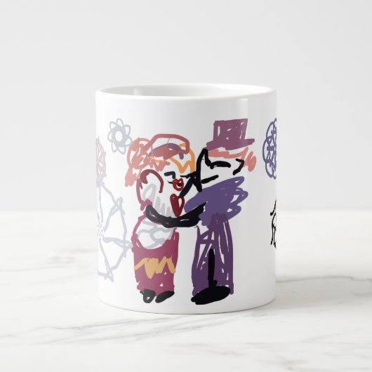 バレンタイン ジョイ ジャンボコーヒーマグカップ (正面)