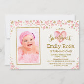 バレンタイン スイートハート バースデー インビテーション どんな年齢にも (正面)