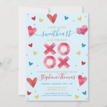 バレンタイン スイートハート 男の子 ベイビー シャワー