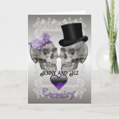 バレンタイン スカル カード (正面)