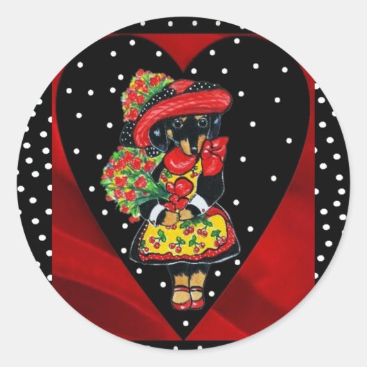 バレンタイン ステッカー (正面)
