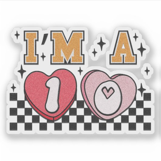 バレンタイン ステッカー - バレンタイン ステッカー シール (正面)