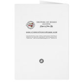 バレンタイン・セント・テレーゼ・カトリック宗教ピンク・ローズ (裏面)