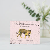 バレンタイン・タイガー・キッズ・クラスルームに夢中 ポストカード (スタンド正面)