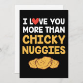 バレンタイン チキンナゲットより愛してる シーズンカード (正面/裏面)