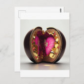 バレンタイン・チョコレート・サプライズ ポストカード (正面/裏面)