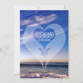 バレンタイン ツインフレーム セーブ・ザ・デート (裏面)