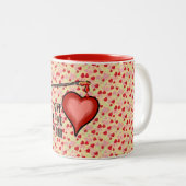 バレンタイン ツートーンマグカップ (正面右)