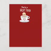 バレンタイン・ティー・パーティーのお願い ポストカード (正面)