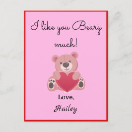 バレンタイン・デイ・カードが好き シーズンポストカード