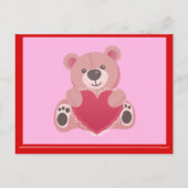 バレンタイン・デイ・カードが好き シーズンポストカード (裏面)