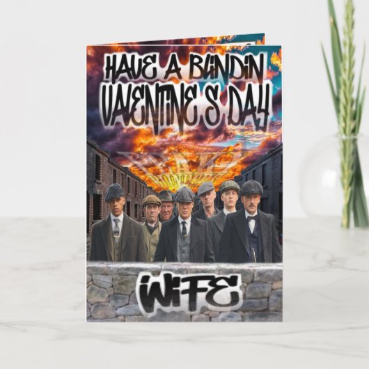 バレンタイン・デイ・カードの目隠し カード (正面)