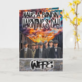 バレンタイン・デイ・カードの目隠し カード (黄色い花)