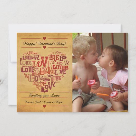 バレンタイン・デイ・カード シーズンカード (正面)