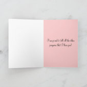 バレンタイン·デイ·カード、愛するペンギン。 シーズンカード (内部)