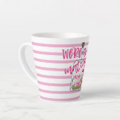 バレンタイン·デイ·プン·抹茶で作られた試合 カフェラテマグ (左アングル)