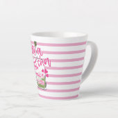 バレンタイン·デイ·プン·抹茶で作られた試合 カフェラテマグ (右アングル)