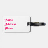 バレンタイン・デイ・ラブ・ラゲッジ・タグ ラゲッジタグ (裏面横)