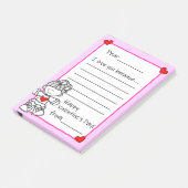 バレンタイン・デイ・レター・ラージ・ポスト・イット・ノート ポストイット (アングル)