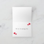 バレンタイン・デーには、私のハートに対する鍵があります。 カード (内部)