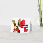 バレンタイン・デーには、私のハートに対する鍵があります。 カード (正面)