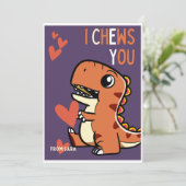 バレンタイン・デーの恐竜カード「好きだよ！」 シーズンカード (スタンド正面)