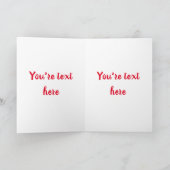 バレンタイン·デーは自分のテンプレート 招待状 (内部)