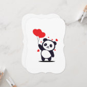 バレンタイン デー カード (正面/裏面インサイチュ)