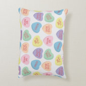 バレンタイン·デー·キャンディー·会話ハート枕 アクセントクッション (裏面(縦))