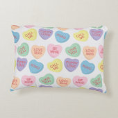 バレンタイン·デー·キャンディー·会話ハート枕 アクセントクッション (裏面)